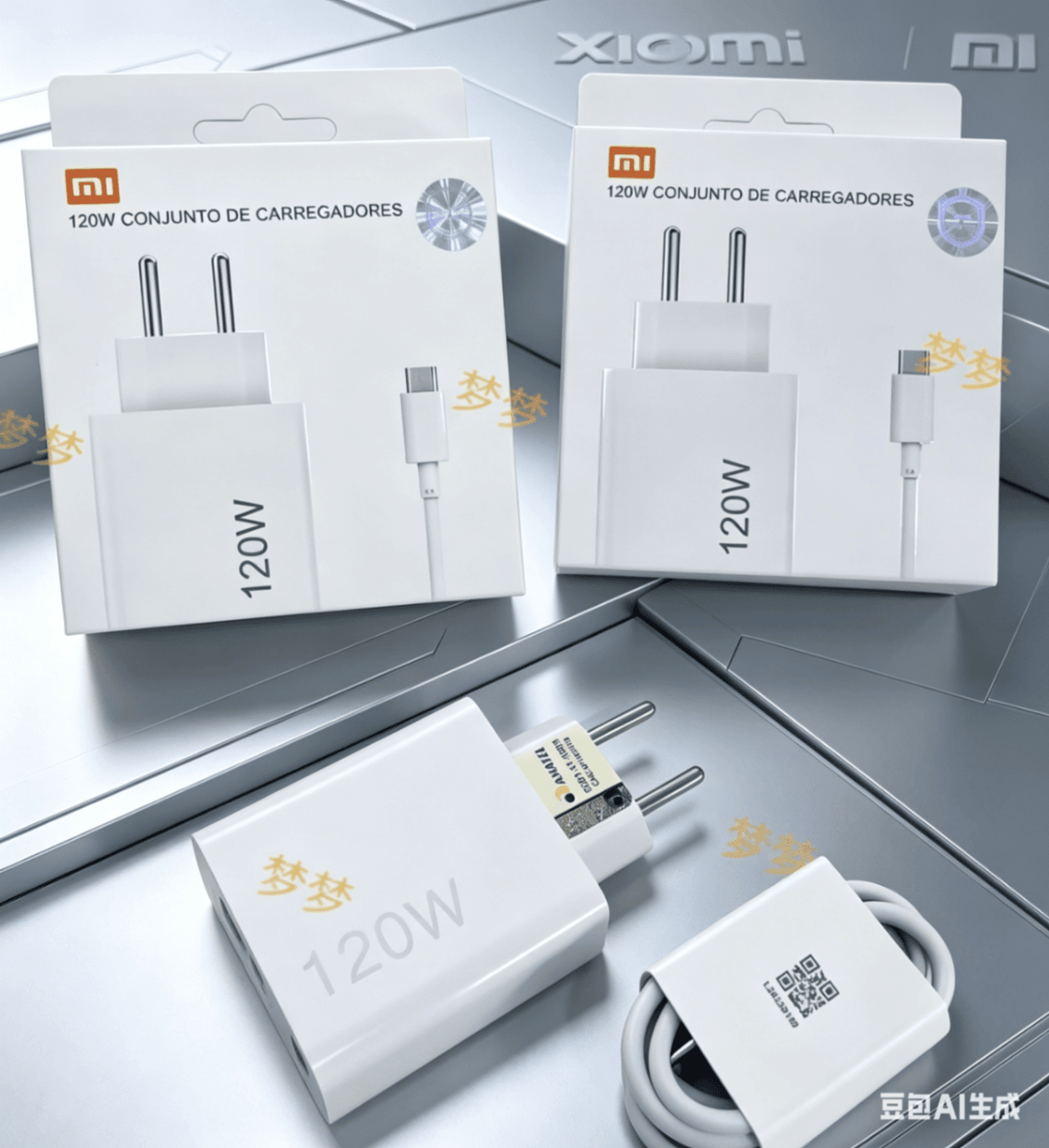 Carregador Celular 120w Rapido Compatível Xiaomi Poco - Imagem 2