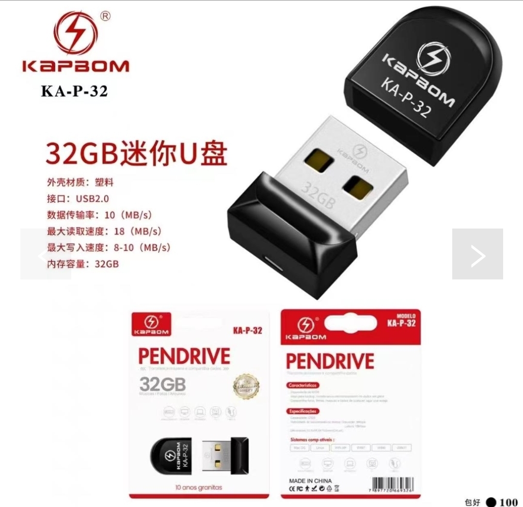 Pendriv fit original 32GB Kapbom COD