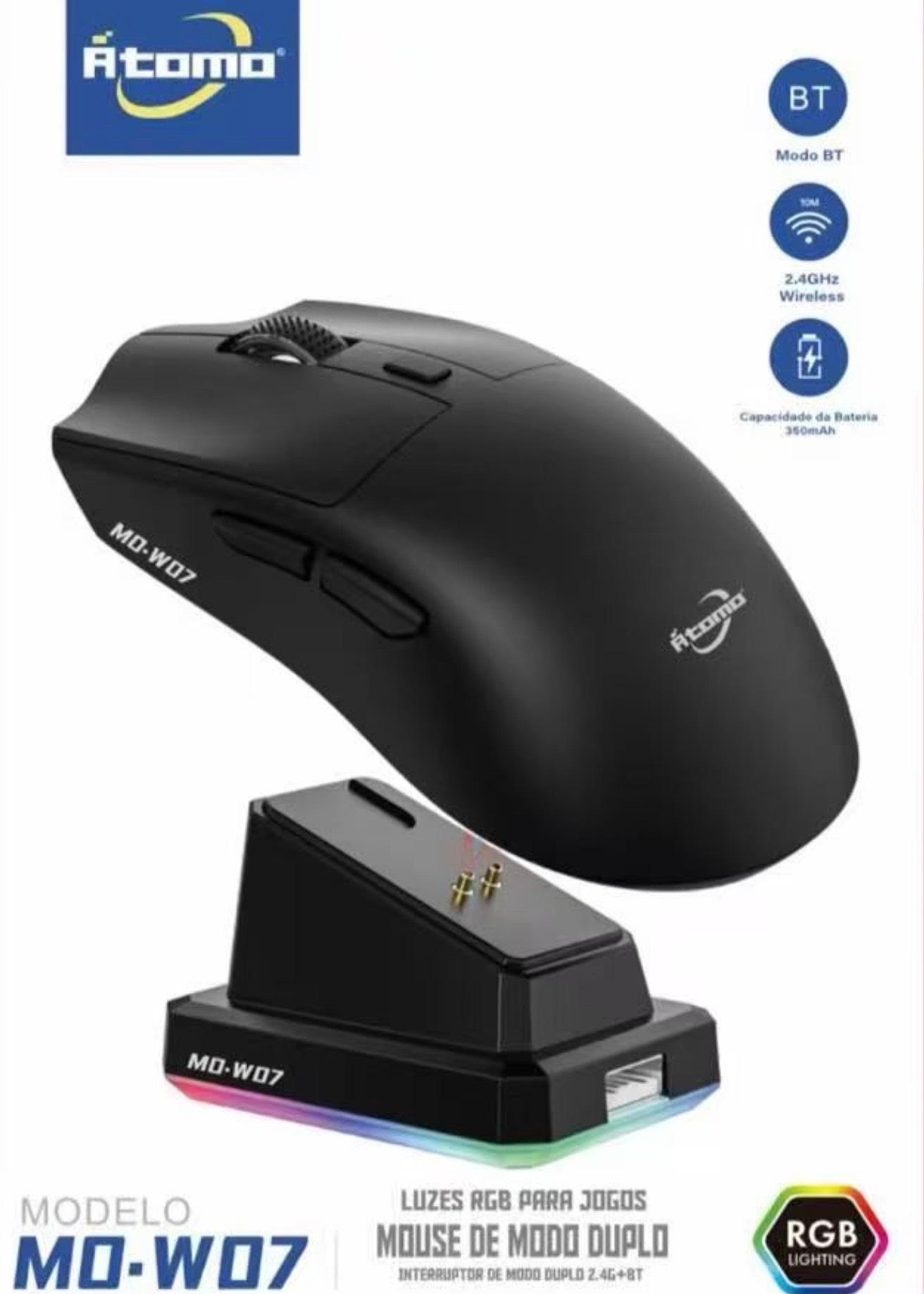 Mouse Gamer Sem Fio Original Attack Shark X11 - Imagem 6