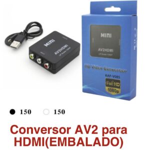 Mini Conversor Rca Av Para Hdmi Hd 1080p