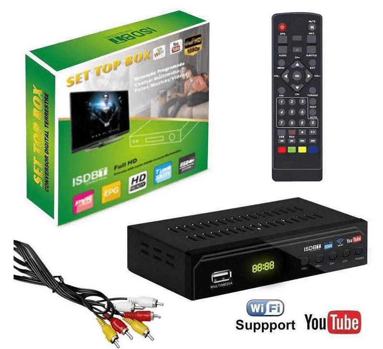 Conversao digital 1080HD set top box