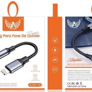 Cabo Adaptador Auxiliar Fone Ouvido P2 Lightning IPHONE