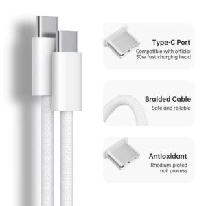 Alternative view of Cabo Para iPhone 15 16 17，Usb-c 60w Turbo 1m