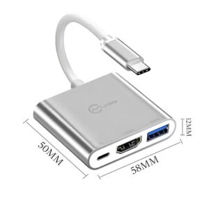 Alternative view of Adaptador Tipo C Para Hdmi 4k Usb 3.0 Hub Macbook Air Pro Hd