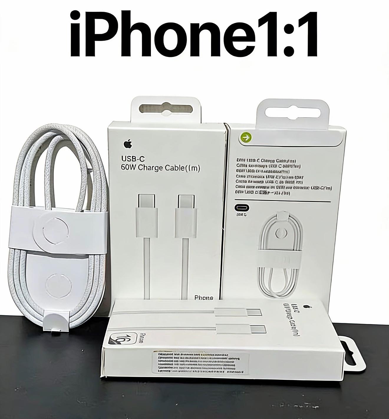 Cabo Para iPhone 15 16 17,Usb-c 60w Turbo 1m - Imagem 4
