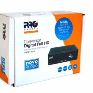 Conversor Digital da Proeletronic é perfeito para TVs